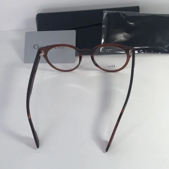 New Authentic Dior Ladies Tortoise Aviator/Pilot Eyeglass Frames DIORCD3